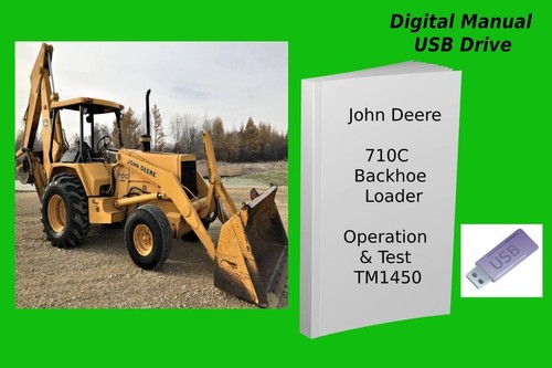 John deere 710c backhoe - 710c, loader