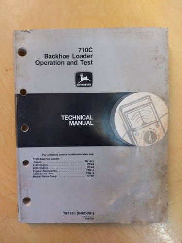 John deere 710c backhoe loader - 710c,