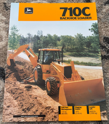 John deere 710c - deere, backhoe